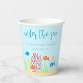 Sea Life Baby Dusche Pappbecher (Vorderseite)