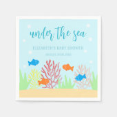 Sea Life Baby Dusche Serviette (Vorderseite)