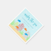 Sea Life Baby Dusche Serviette (Ecke)