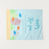 Sea Life Baby Dusche Wandteppich (Vorderseite (Horizontal))