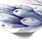 Sea Life Baby Dusche Willkommen Poster (Ecke)