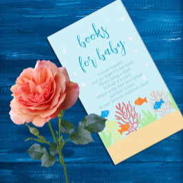 Sea Life Babydusche Bücher für Baby Begleitkarte