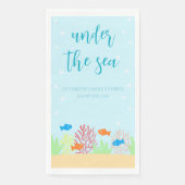 Sea Life Babydusche Napkins Serviette (Vorderseite)