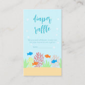 Sea Life Babydusche Windelwanne Begleitkarte (Vorderseite)