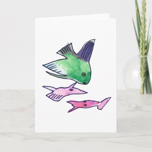 Sea Life Cards Dankeskarte (Vorderseite)