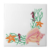 Sea Life Corner Fliese (Vorderseite)
