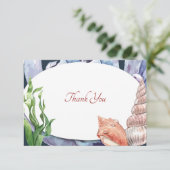 Sea Life Danke Karte (Stehend Vorderseite)