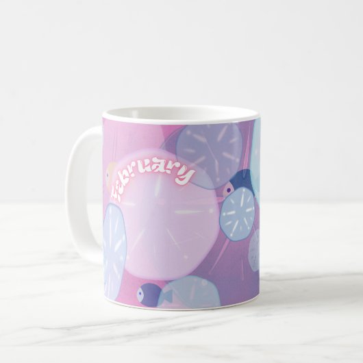Sea Life February Mug Kaffeetasse (Vorderseite Links)