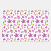 Sea Life Graphic Pattern Jeden Anlaß Geschenkpapier Set (Vorderseite)