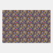 Sea Life Grunge Muster Geschenkpapier Set (Vorderseite 3)