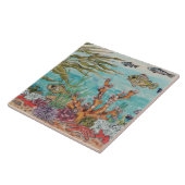 Sea Life Korallen Starfish Urchin Ocean Mural PC.# Fliese (Seite)