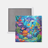 Sea Life Magnet (Vorderseite/Rückseite)