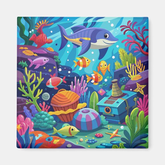 Sea Life Magnet (Vorne)
