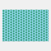 Sea Life Mermaid Seepferd Wrapping Paper Set Geschenkpapier Set (Vorderseite 3)