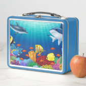 Sea Life Metal Lunch Box (Beispiel)