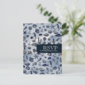 Sea Life Nautic Seashells Beach UAWG Einladungspostkarte (Stehend Vorderseite)