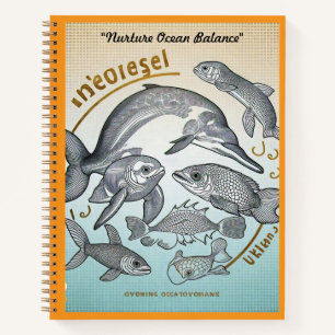 "Sea Life on Brink" Notizblock