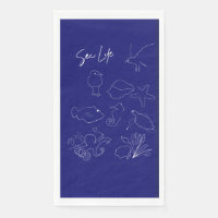 Sea Life Paper Napkin