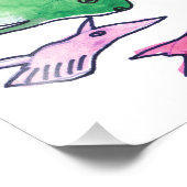 Sea Life Print Fotodruck (Ecke)