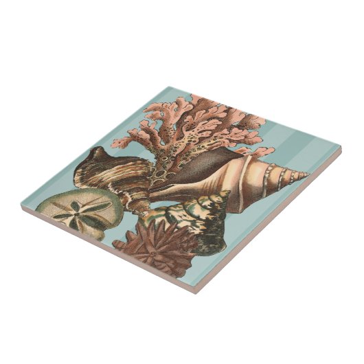 Sea Life Silhouette Fliese (Seite)