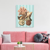 Sea Life Silhouette Leinwanddruck (Insitu (Wohnzimmer))