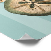 Sea Life Silhouette Poster (Ecke)