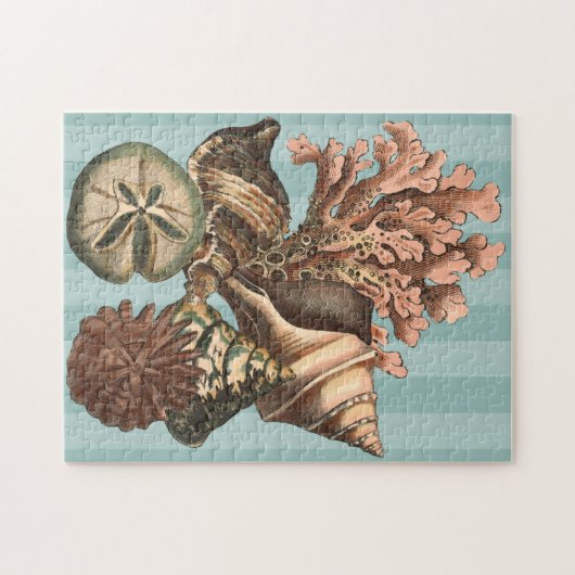 Sea Life Silhouette Puzzle (Horizontal)