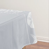 Sea Life Silhouetten (Coastal Gray) Tischdecke (Beispiel)