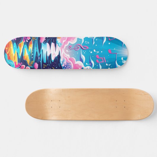 Sea Life Skateboard (Horizontal)