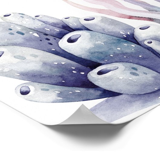 Sea Life Twins Baby Dusche Willkommen Poster (Ecke)