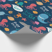 Sea Life Wrapper Geschenkpapier (Ecke)