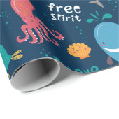 Sea Life Wrapper Geschenkpapier (Rolleneckpunkt)