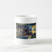 Sea Lion am Strand Kaffeetasse (Mittel)