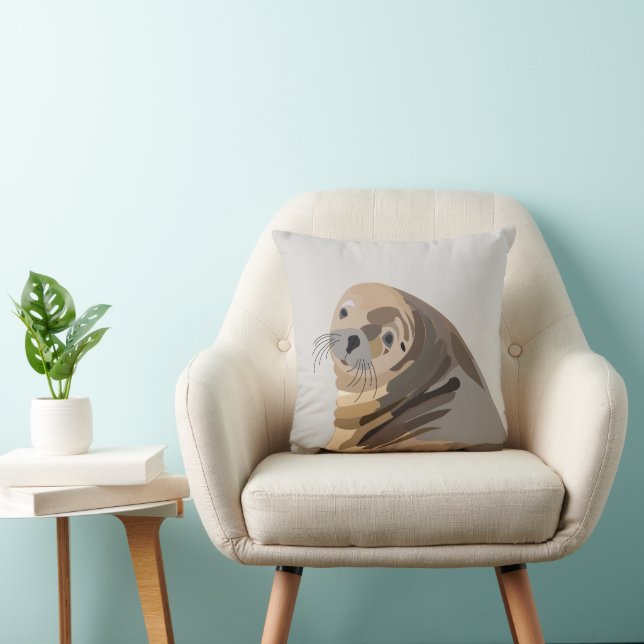 Sea Lion Animal Kissen (Stuhl )