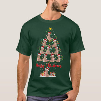 Sea Lion Animal Lover Matching Santa Sea Lion Chri T-Shirt
