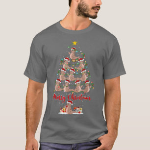 Sea Lion Animal Lover Matching Santa Sea Lion Chri T-Shirt