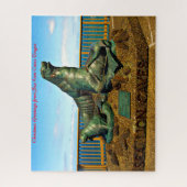 Sea Lion Cave Oregon.Christmas Grüße Puzzle (Vertikal)
