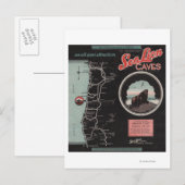 Sea Lion Caves, Florenz, Oregon Postkarte (Vorne/Hinten)