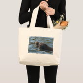 Sea Lion Jumbo Stoffbeutel (Vorderseite (Produkt))