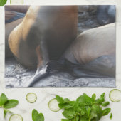 Sea Lion Küchentuch (Gefaltet)