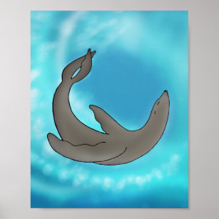 Sea Lion Life Poster