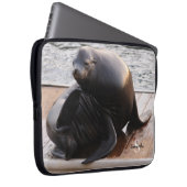 Sea Lion Neopren Notebook-Ärmel 15" Laptopschutzhülle (Vorne Rechts)