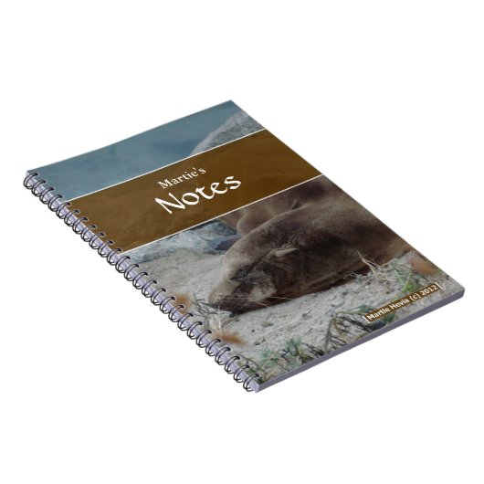 Sea Lion Notebook Notizblock (Rechte Seite)