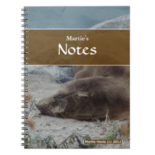 Sea Lion Notebook Notizblock