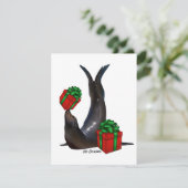 Sea Lion - Urlaubskarte Feiertagskarte (Stehend Vorderseite)