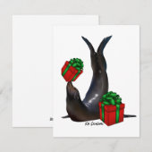Sea Lion - Urlaubskarte Feiertagskarte (Vorne/Hinten)