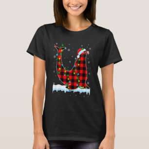 Sea lion Weihnachts-Weihnachtsmannmützen Niedliche T-Shirt