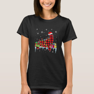 Sea lion Weihnachtstiere Xmas Lights Weihnachtsman T-Shirt