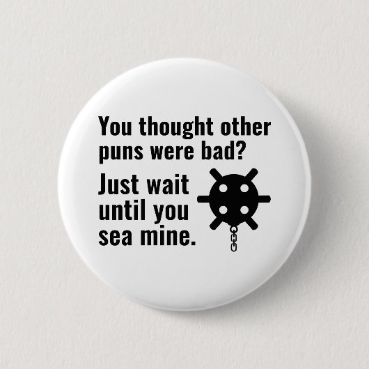 Sea Mine Pub Button (Vorderseite)