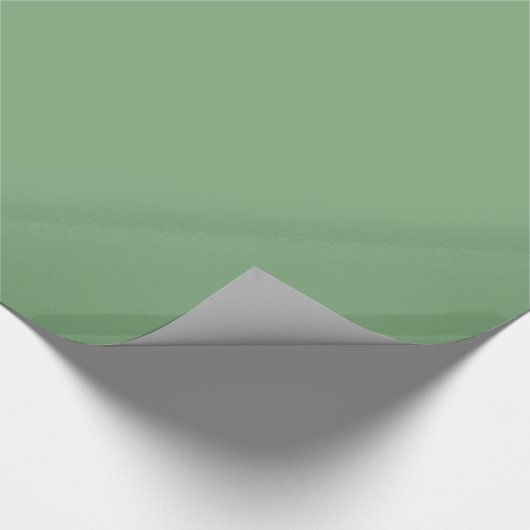 SEA MIST GREEN (Vollfarbe) ~ Geschenkpapier (Ecke)